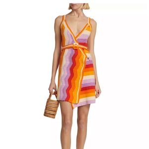 NWT farm rio striped crochet dress size Medium